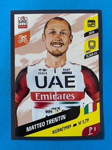 Panini Tour de France 2022 Figure #344 Matteo Trentin UAE Team Emirates
