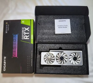 Nvidia GeForce RTX 3080 Gigabyte Vision OC 10GB GDDR6X Graphics Card GPU - Picture 1 of 7