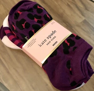 Kate Spade 3 pair short purple Socks - Picture 1 of 4
