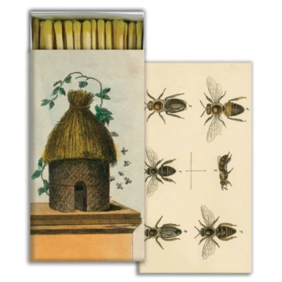 Decorative Matches "Bee and Hive" Set of 2 Boxes - Image 1 of 2