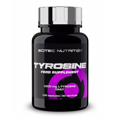 SCITEC NUTRITION TYROSINE 100 CAPS - Mentale Leistungsfähigkeit Konzentration - Bild 1 von 4