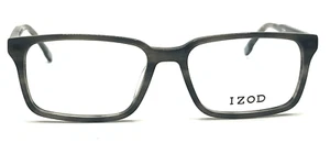 IZOD IZ2043 GREY HORN EYEGLASSES SUNGLASSES FRAMES 53-16-145 - Picture 1 of 3