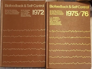 2 Vols. Biofeedback & Self-Control : An Aldine Annual 1972 And 1975-76 - Picture 1 of 5