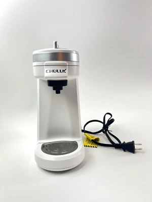 Chulux QF-CM801 Single Serve Coffee Maker Brewer For K Pod & Ground Coffee White - Image 1 of 4