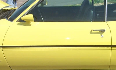 Alerón Mercury Cyclone 429 CJ Cobra Jet Ford a rayas de puerta izquierda NOS Foto 1 de 4