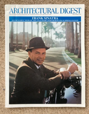 AD Architectural Digest magazine. Frank Sinatra. Dec 1998. USA. Great Condition. - Image 1 of 4