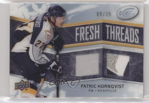 2008 Ice Fresh Threads PETG Patch/Jersey /25 Patric Hornqvist #FT-PH Rookie RC