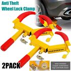 2X Anti Theft Wheel Lock Clamp Claw Boot Tire Trailer Car Truck Boat Towing Lock