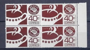 EXPORTA 2 pairs  40c "CAFE" 2 shades SC#1111-ex4  PPR #1  (E262d)* - Picture 1 of 1