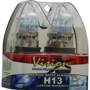 Vision X High Powered Halogen Bulbs – H13 55/65W 12V Pair Xenon Bulb - Picture 1 of 1