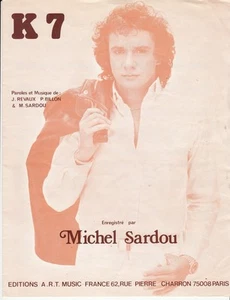 PARTITION MICHEL SARDOU *K* - Imagen 1 de 1