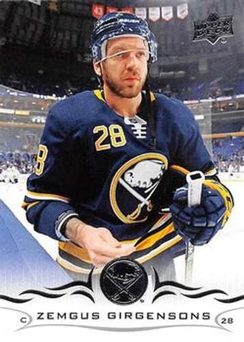 #22 Zemgus Girgensons - Buffalo Sabres - 2018-19 Upper Deck Hockey - Image 1 of 1