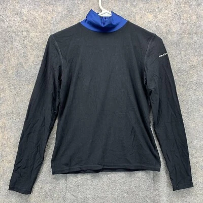 Ralph Lauren Sweater Women Small USA Black Blue Outdoors Pullover Warm Casual — 第 1/4 张图片