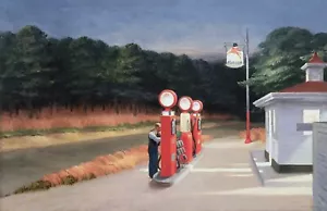 Gas Painting by Edward Hopper Art Reproduction - Picture 1 of 3