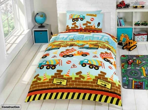Juego de edredón funda de cama para niños niño o niña tallas individuales junior funda de edredón - Imagen 1 de 2