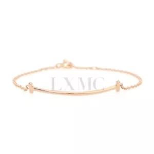 Tiffany Smile Bracelet Rose Gold Tiffany T-Smile Bracelet - Picture 1 of 15