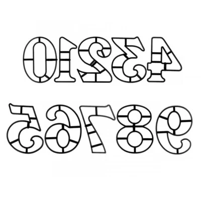 Patchwork Cutters EXTRA LARGE NUMBER Numeral Cake Sugarcraft Cutting Tool Shape - Image 1 of 2