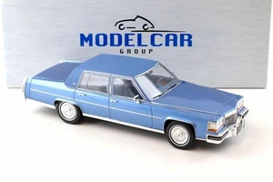1982 CADILLAC FLEETWOOD BROUGHAM LIGHT BLUE MET 1:18 SCALE BY MCG. - Picture 1 of 4