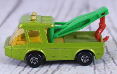 Matchbox Superfast Tow Joe Lesney 1972 No.74 Green Tow Truck - Image 1 of 4