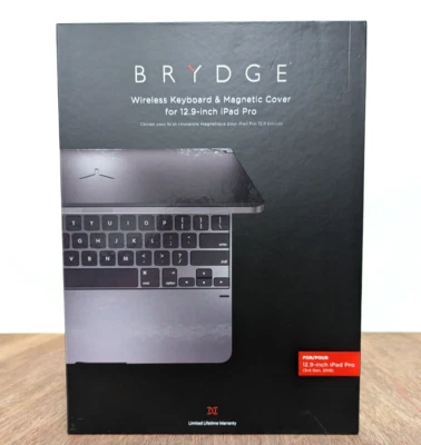 BRYDGE BRY6022 Wireless Keyboard & Magnetic Cover for 12.9-Inch iPad Pro 3rd Gen - Image 1 of 4