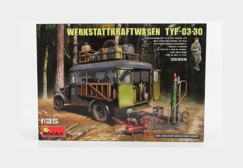 1:35 Miniart Gaz Type 03-30 Autobus 1942 Kit MA35359 Modellino - Immagine 1 di 2