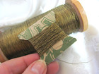 Antique Real Metal Dark Gold Thread Fly Tying France French 10 yards ea #12T
