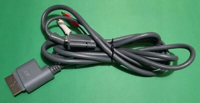 Xbox 360 VGA AV HD Composite Cable Cord (X801257-100) Genuine OEM Microsoft 🔥  - Image 1 of 2