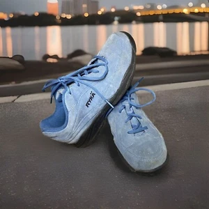 Ryka Nitracel Womens Blue Athletic Shoes Size: 7M Catalyst Suede Sneakers - Picture 1 of 10