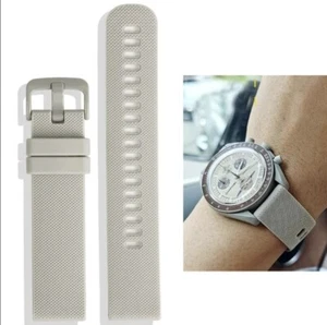 Correa de reloj de goma / 20 mm / Omega X Swatch Moonwatch / Universal / Saturn - Imagen 1 de 8