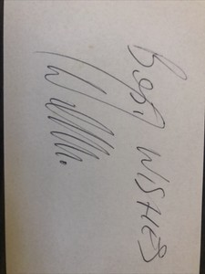 Original Hand Signed Approx 6x4" White Card Dean Windass Hull