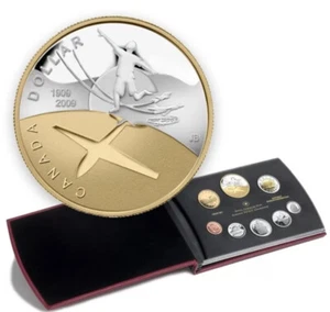 2009 Proof Set of Canadian Coinage 100th Anniversary of Flight in Canada w/ Box - Picture 1 of 9