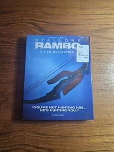 Sylvester Stallone, Rambo 5-Film Collection Blu-ray W/ Slipcover - Imagen 1 de 9