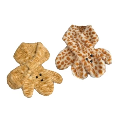 Upgrades Plush Scarf Fashionable Scarf Comfortable Plush Scarf for Boy Girls - Image 1 of 4