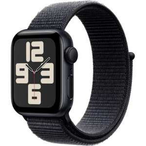 Apple Watch SE 2023 Sport Loop 40 mm Aluminium GPS Smartwatch mitternacht/tinte - Afbeelding 1 van 5