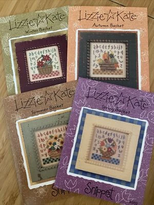 Lizzie Kate 4 Seasonal Basket Snippets lot - Image 1 of 4