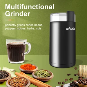 Electric Coffee Grinder, 150W Copper Motor, Stainless Steel Blade 60g Capacity - Picture 1 of 7