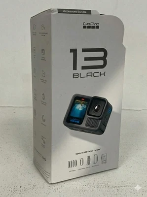 GoPro HERO 13 Black 5.3k Action Camera Camcorder Accessory Bundle - New SEALED - Image 1 of 2