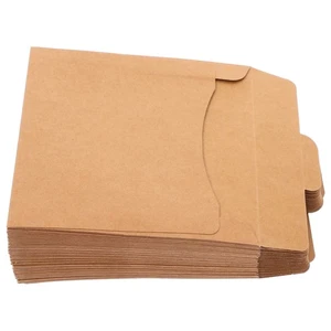 50pcs Disc Bag Cover Paper Cd Dvd Sleeve Paper Storage Envelope Storage Case - Afbeelding 1 van 12