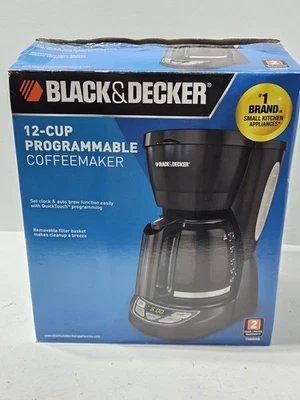 BLACK & DECKER 12-Cup Programmable Coffeemaker, CM0950B Black Open Box - Image 1 of 4