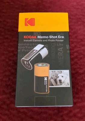 Cámara digital instantánea KODAK Memo Shot ERA e impresora de etiquetas fotográficas amarilla Foto 1 de 4