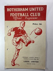 Rotherham United v Leeds United;  28th August 1962 - Picture 1 of 3