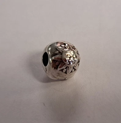 AUTÉNTICO PANDORA 925 Plata NOCHE Y DÍA Luna/Sol CLIP DIJE ~ Cuentas Foto 1 de 2