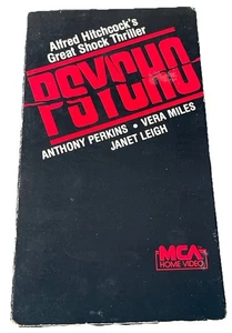 Psycho Alfred Hitchcock Anthony Perkins, Vera Miles 1960 MCA VHS - Picture 1 of 3