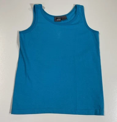 Camiseta sin mangas vintage Liz Wear talla S azul en blanco playa verano algodón años 90 Foto 1 de 4