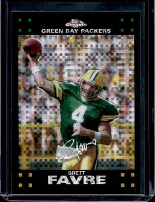 2007 Topps Chrome Brett Favre Xfractors #TC114 包装工 — 第 1/2 张图片