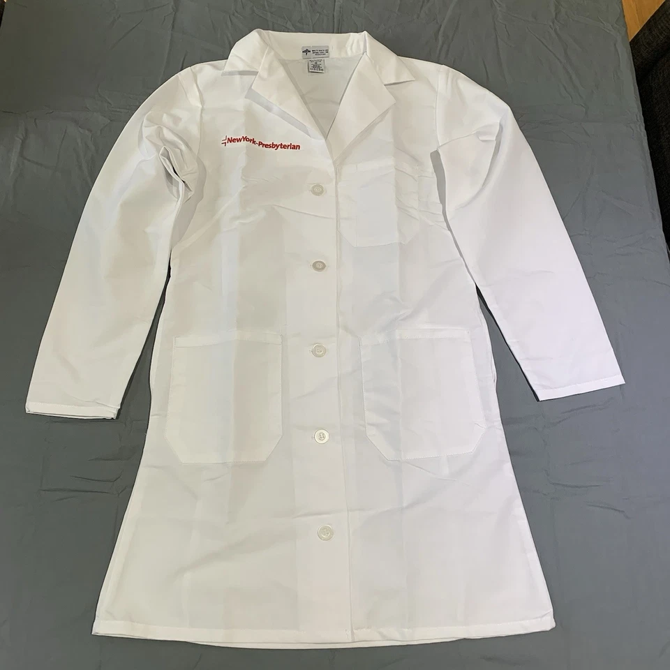 Med line Womens Official New York Presbyterian Hospital Lab Coat 2E New No Tags  - Image 1 of 4