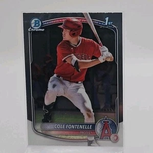 2025 Bowman Cole Fontenelle BCP-32 Chrome Prospects Los Angeles Angels FREE SHIP - Picture 1 of 3
