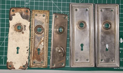 Vintage door plates backplates lot - Image 1 of 4