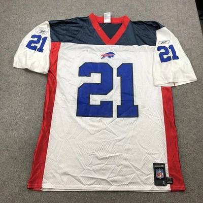 Buffalo Bills 足球球衣男式大号白色蓝色红色 NFL Willis McGahee 21 — 第 1/4 张图片