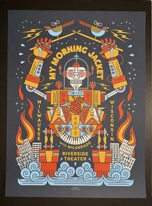 My Morning Jacket - Official Tour Poster - Milwaukee WI 6-21-2023 - Brian Steely - Picture 1 of 5